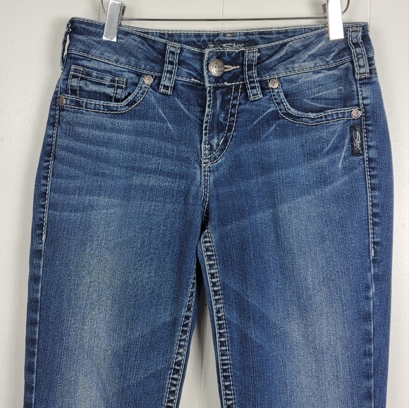 Silver Suki slim bootcut jeans size 28 - Picture 2 of 14